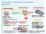 Rynek pracy i gospodarka na Mazowszu w lipcu 2013 r. (komentarz i infografika)